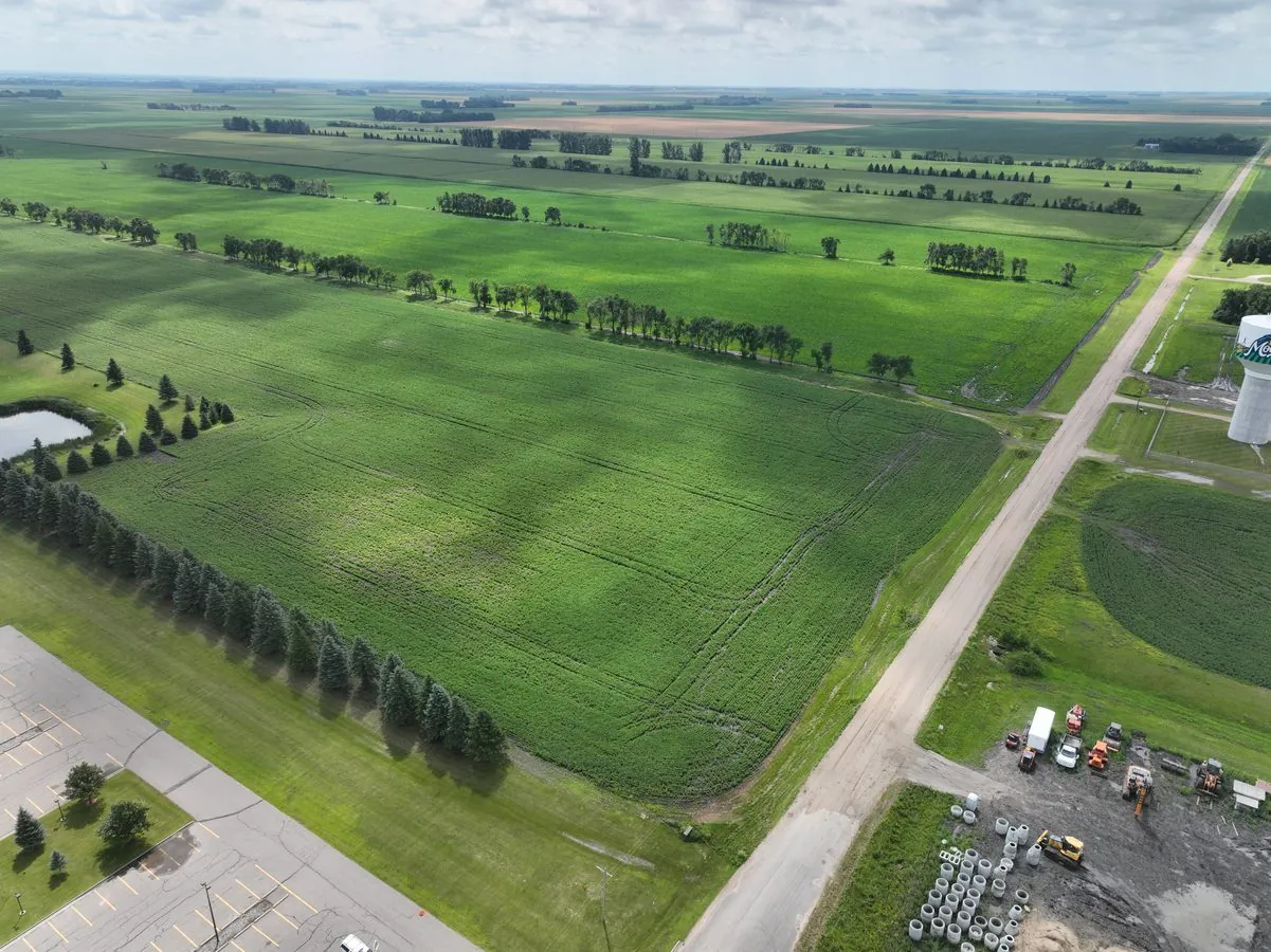 Agricultural aerial survey Midwest farmland
